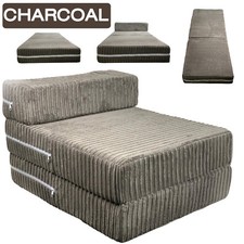 Charcoal Jumbo Cord Single