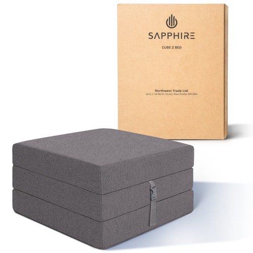 Sapphire fold out single chair - sapphire,